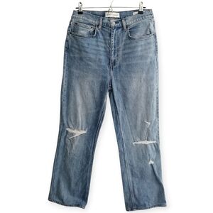 Aritzia Denim Forum The Twiggy High Rise Flare Jeans Altered Hem Size 30